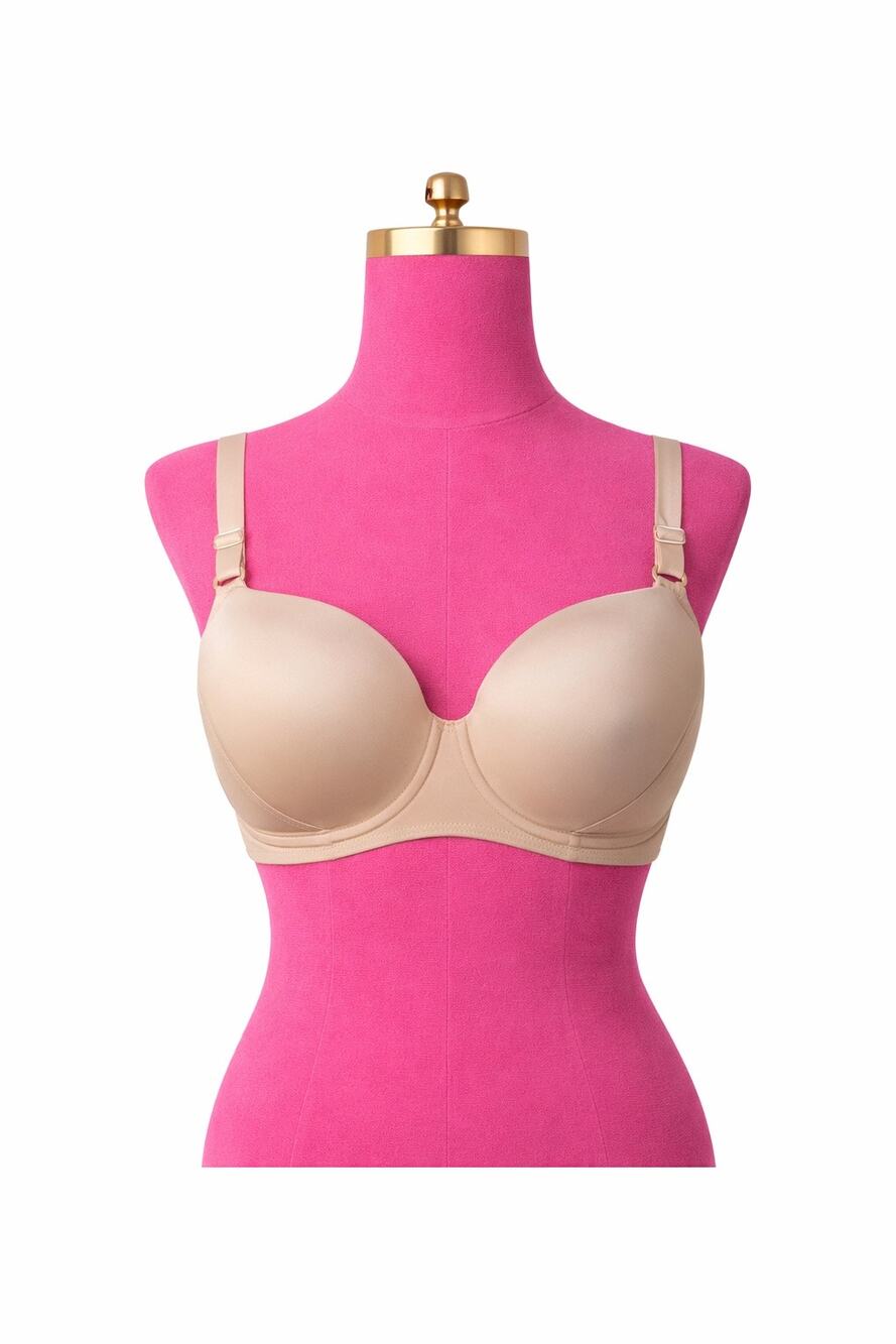Soma Vanishing Back Full Coverage Bra Women's size 42DD Taupe